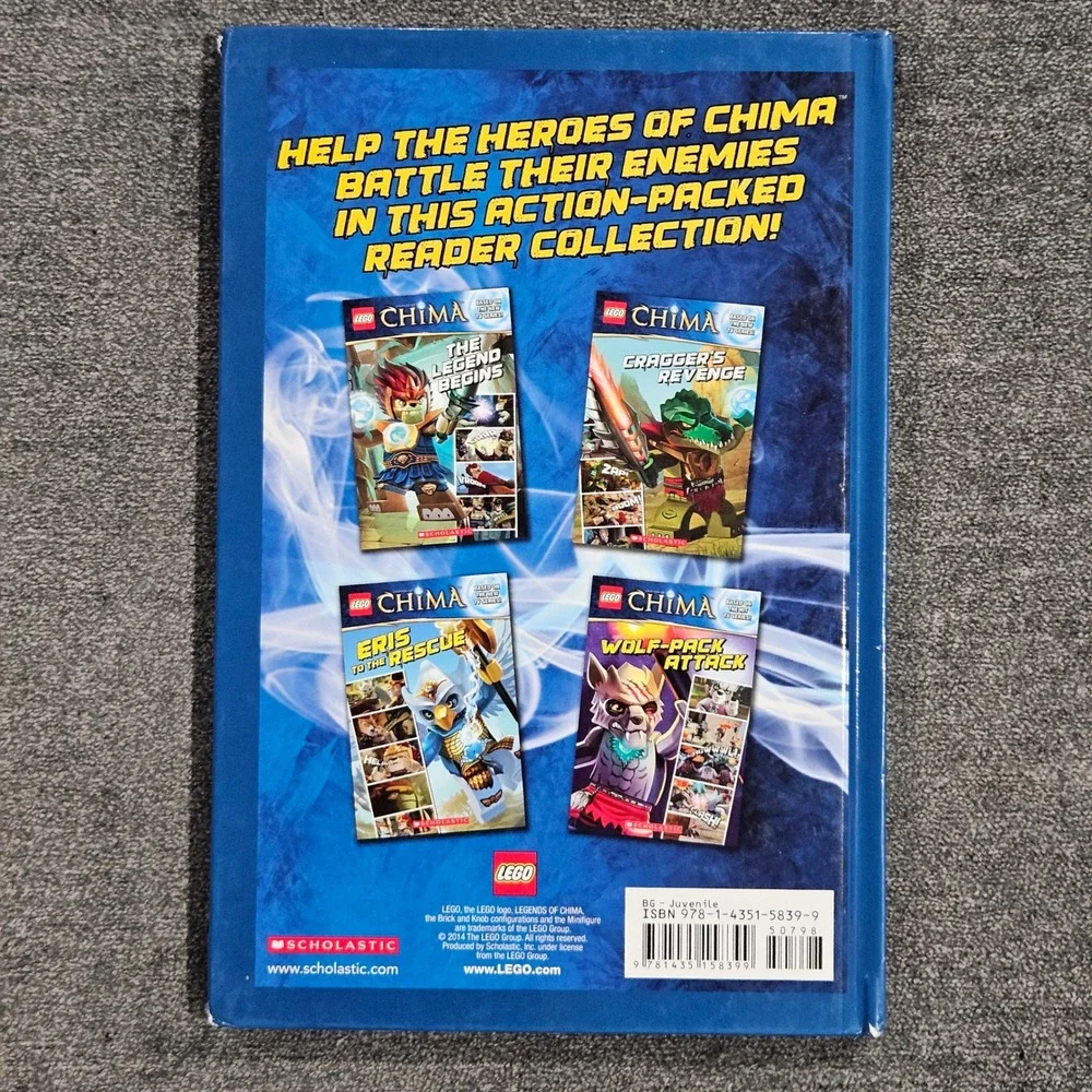 LEGO Chima Battle for Chima Reader Collection Book Scholastic Based on TV Series
